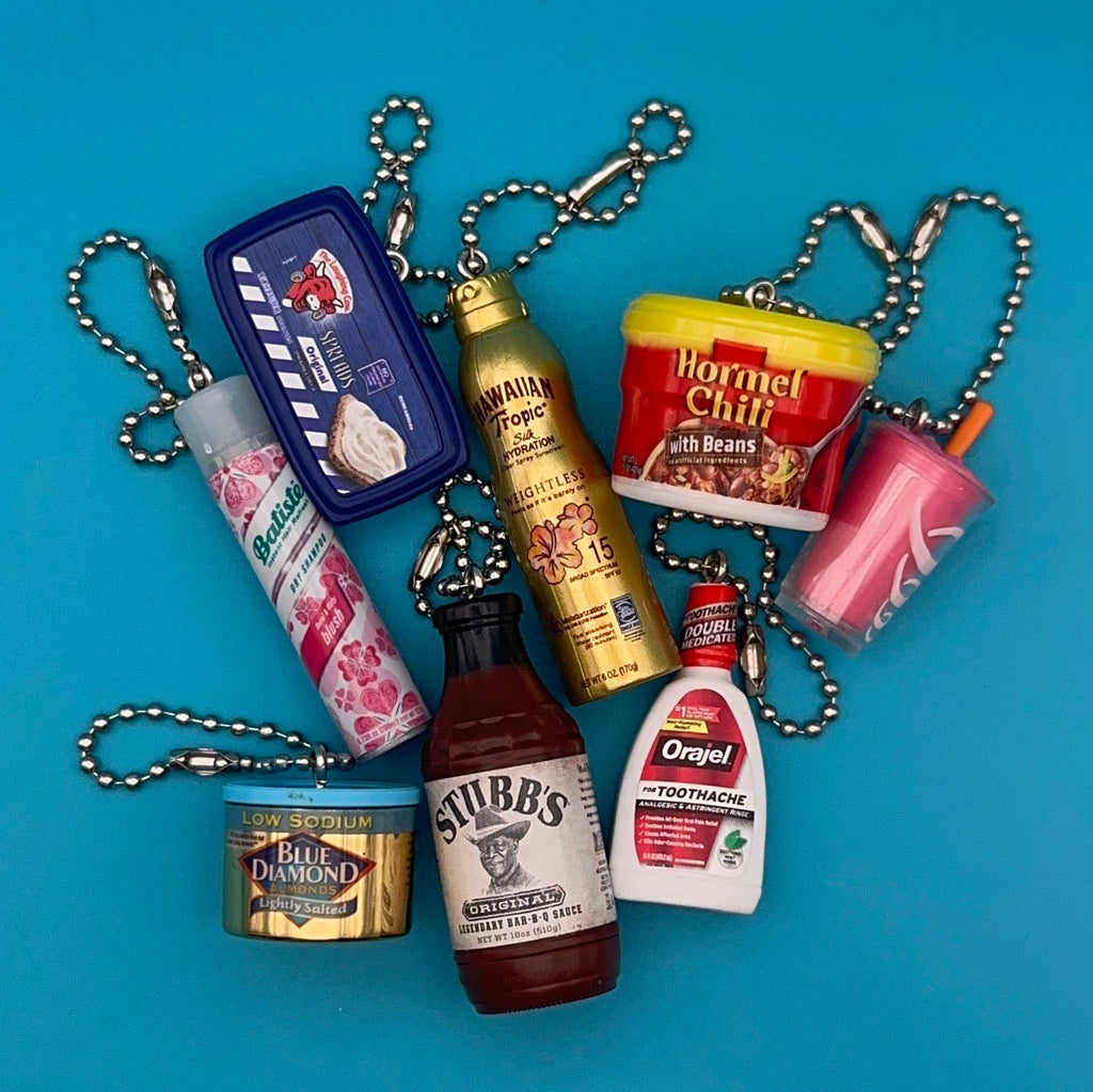 Assorted Mini Food & Grocery Bag Charms