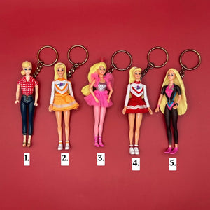 1990’s Barbie s - barbie doll toy pink rare vintage keychain vintage charms for bag nostalgia vintage keychains y2k collectible - Bag Crap
