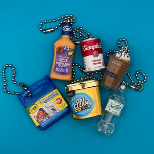 Assorted Mini Food & Grocery  s - bodega food grocery nyc ny apple fruit vegetables fun vintage keychain vintage charms for bag nostalgia vintage keychains y2k collectible - Bag Crap