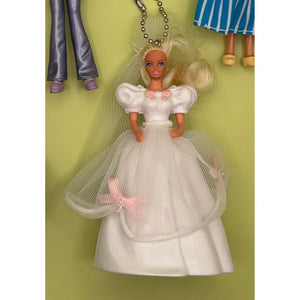 90's Y2k Barbie Doll Happy Meal Crafted  s: Drop 4 - barbie doll toy pink rare vintage keychain vintage charms for bag nostalgia vintage keychains y2k collectible - Bag Crap