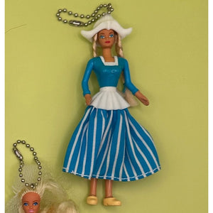 90's Y2k Barbie Doll Happy Meal Crafted  s: Drop 4 - barbie doll toy pink rare vintage keychain vintage charms for bag nostalgia vintage keychains y2k collectible - Bag Crap
