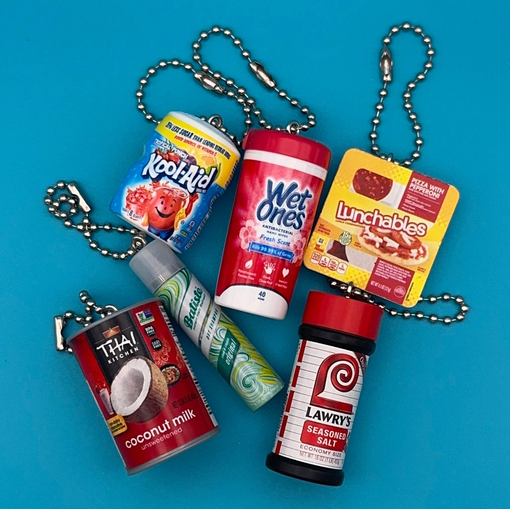 Assorted Mini Food & Grocery Bag Charms