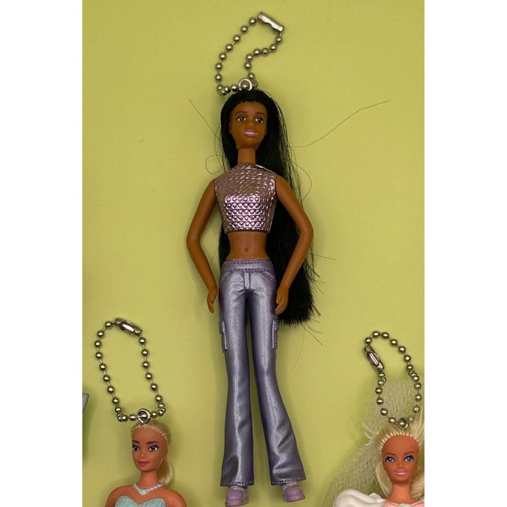 Vintage 90's Y2k Barbie Doll Happy Meal Crafted Bag Charms: Drop 4