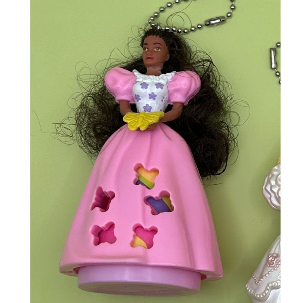 Vintage 90's Barbie Doll Happy Meal Crafted Bag Charms: Drop 7