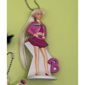 90's Barbie Doll Happy Meal Crafted  s: Drop 5 - barbie doll toy pink rare vintage keychain vintage charms for bag nostalgia vintage keychains y2k collectible - Bag Crap