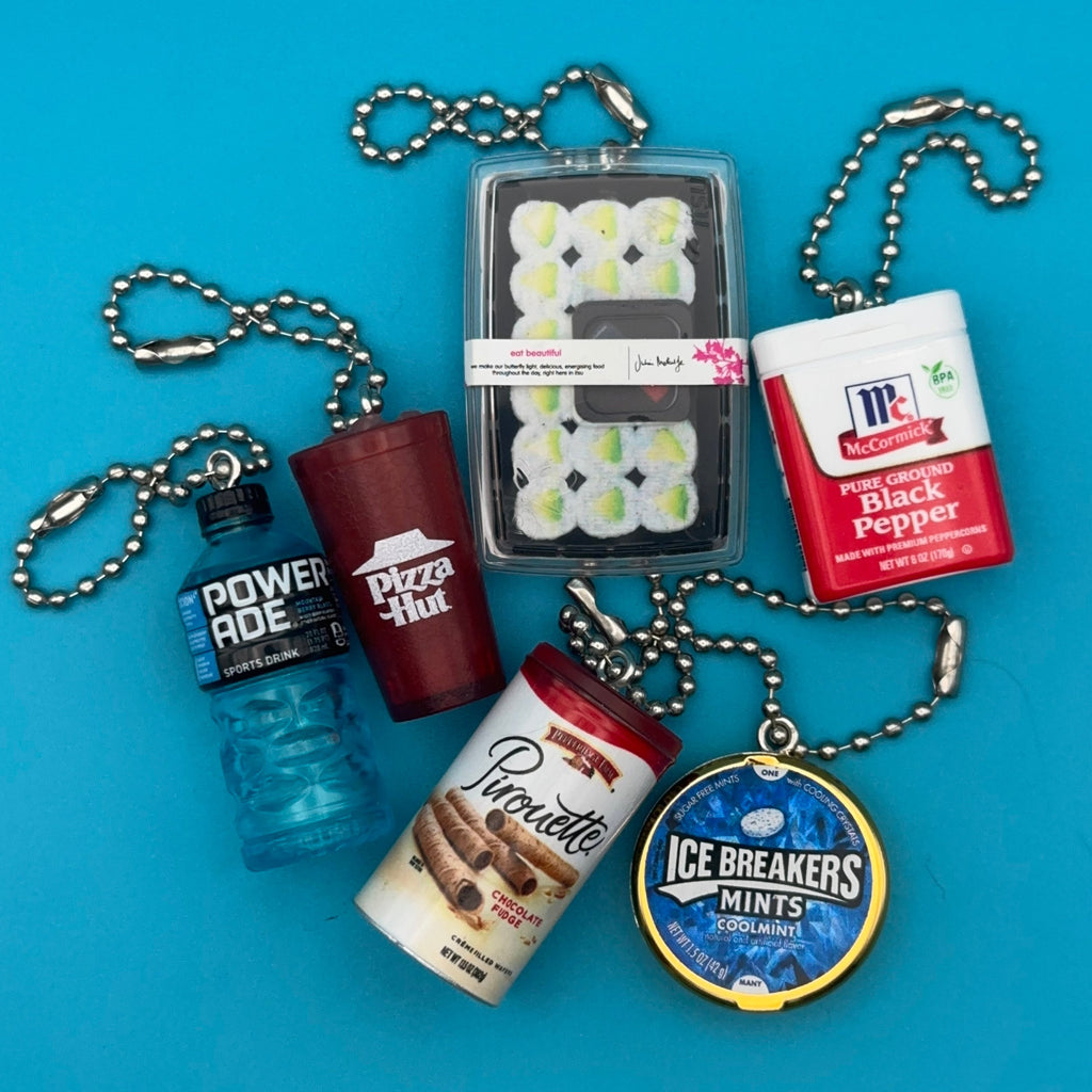 Assorted Mini Food & Grocery Bag Charms