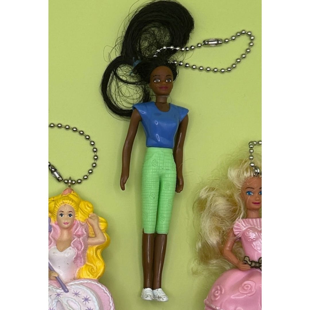 Vintage 90's Y2k Barbie Doll Happy Meal Crafted Bag Charms: Drop 6
