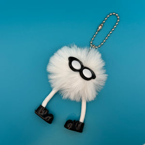 Pom Pom Walking Weirdo  s -  vintage keychain vintage charms for bag nostalgia vintage keychains y2k collectible - Bag Crap