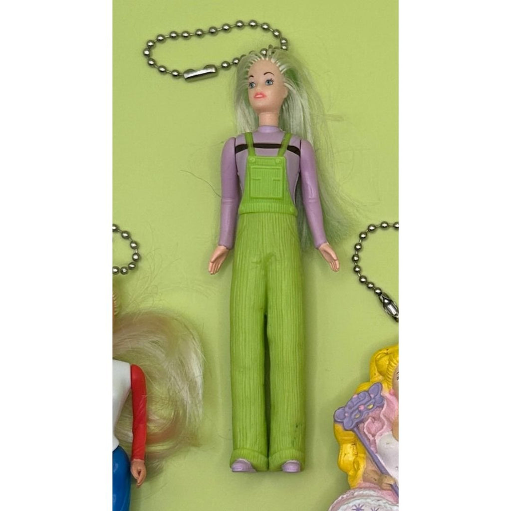 Vintage 90's Y2k Barbie Doll Happy Meal Crafted Bag Charms: Drop 6