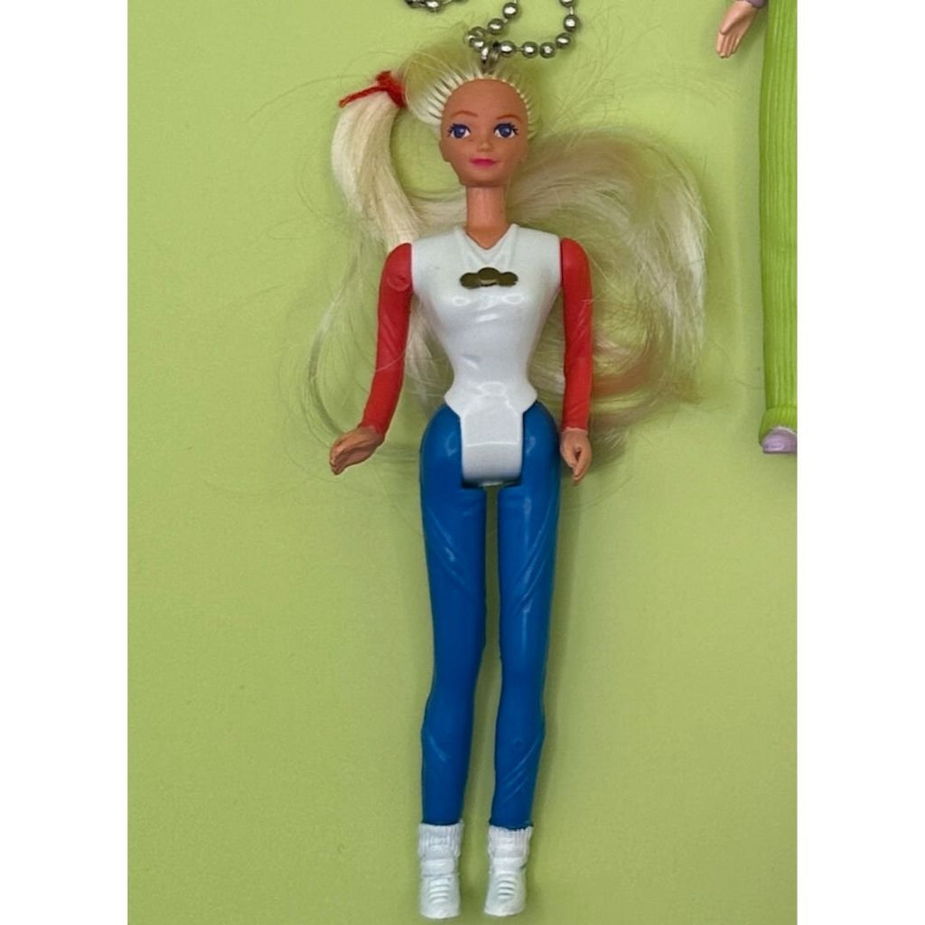 Vintage 90's Y2k Barbie Doll Happy Meal Crafted Bag Charms: Drop 6
