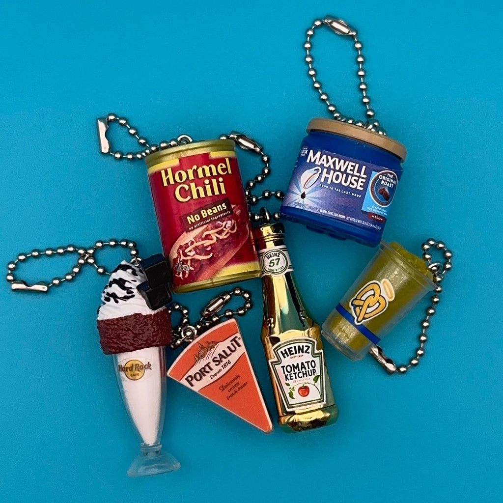Assorted Mini Food & Grocery Bag Charms