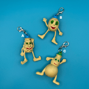 80s Munch Bunch Mini  s: Beige -  vintage keychain vintage charms for bag nostalgia vintage keychains y2k collectible - Bag Crap