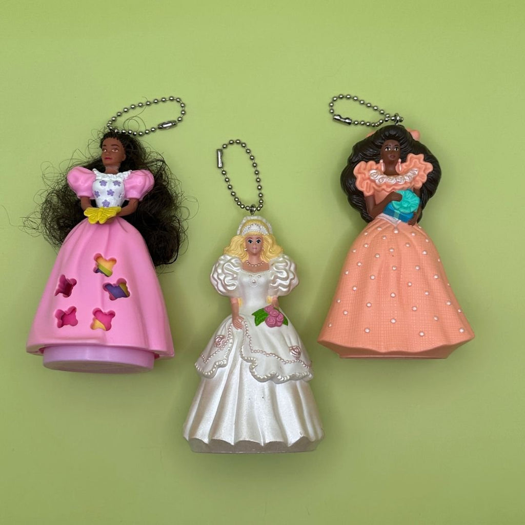 Vintage 90's Barbie Doll Happy Meal Crafted Bag Charms: Drop 7
