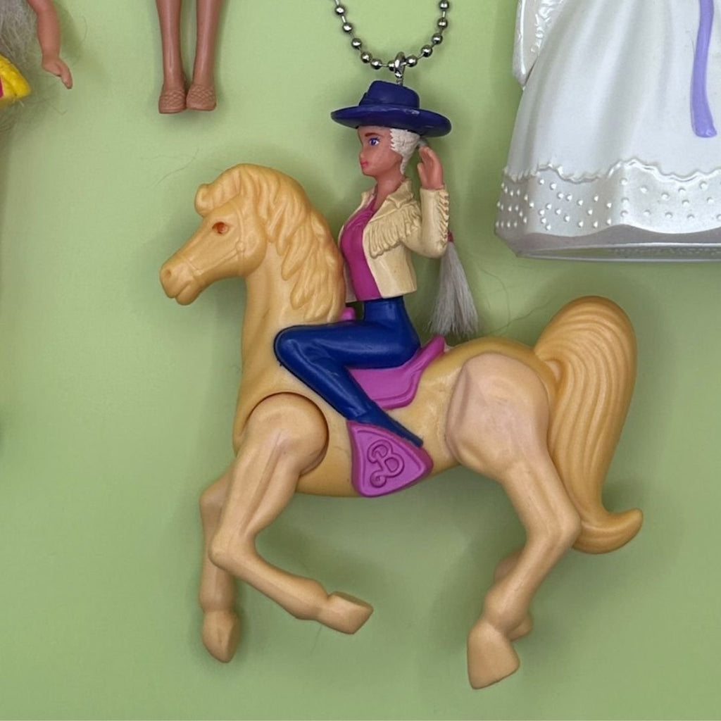 Vintage 90's Barbie Doll Happy Meal Crafted Bag Charms: Drop 3