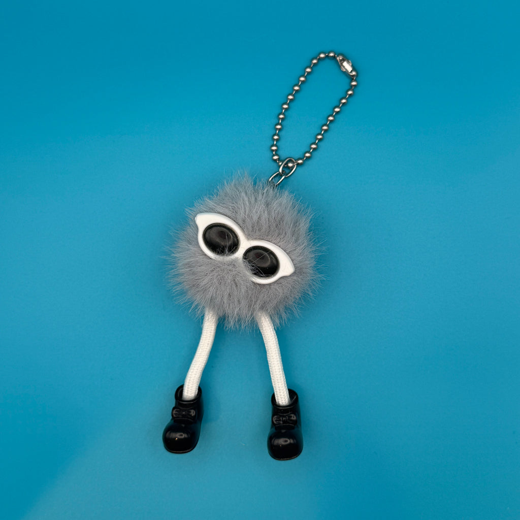 Furry Walking Weirdo Pom Pom Bag Charms