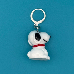 Mini Snoopy Sterling Silver Plated Pendant Trinket s - snoopy rar peanuts vintage keychain vintage charms for bag nostalgia vintage keychains y2k collectible - Bag Crap