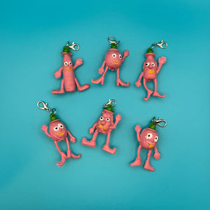 80s Munch Bunch Mini  s: Pink -  vintage keychain vintage charms for bag nostalgia vintage keychains y2k collectible - Bag Crap