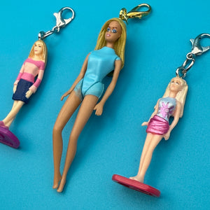 Miniature Barbie Trinket s - barbie doll toy pink rare vintage keychain vintage charms for bag nostalgia vintage keychains y2k collectible - Bag Crap
