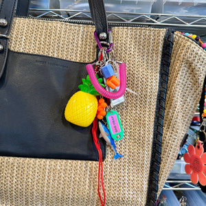 Pineapple Shark Toy Y2k    &  Pack - vintage bag charm packs nostalgia vintage y2k vintage keychain vintage charms for bag nostalgia vintage keychains y2k collectible - Bag Crap