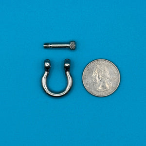 Brushed Silver Metal Twist Lock Clip - clips carabiners charms keychains bag designer vintage keychain vintage charms for bag nostalgia vintage keychains y2k collectible - Bag Crap