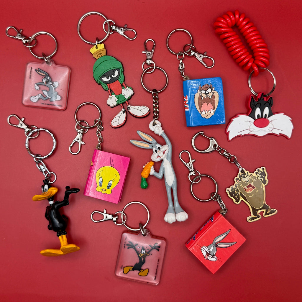 Vintage 1980s-1990s Looney Tunes Bag Charms