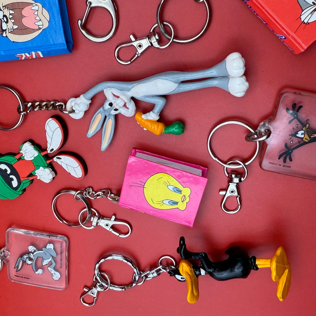 Vintage 1980s-1990s Looney Tunes Bag Charms