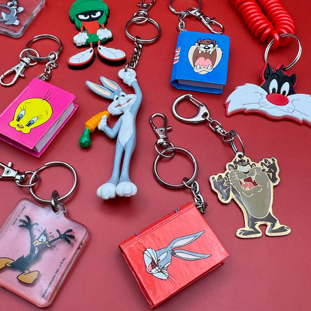 Vintage 1980s-1990s Looney Tunes Bag Charms