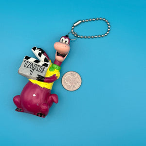 1990s Flintstones Character  s -  vintage keychain vintage charms for bag nostalgia vintage keychains y2k collectible - Bag Crap