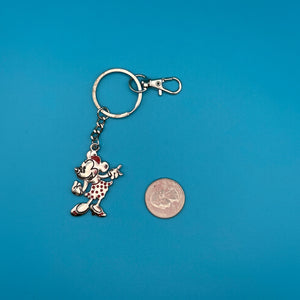 Mickey Mouse and Minnie Mouse  s -  vintage keychain vintage charms for bag nostalgia vintage keychains y2k collectible - Bag Crap