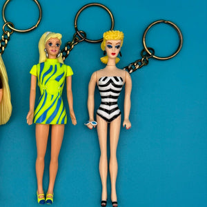 Barbie s - barbie doll toy pink rare vintage keychain vintage charms for bag nostalgia vintage keychains y2k collectible - Bag Crap