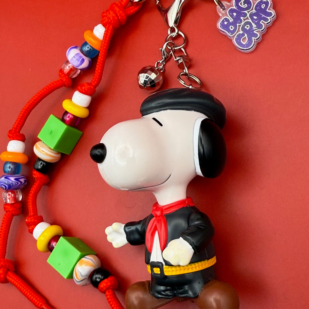 Vintage 1999 McDonald's Happy Meal Argentina Snoopy Charm Pack
