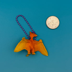 Mini 1' Colorful Toy Dinosaur  s -  vintage keychain vintage charms for bag nostalgia vintage keychains y2k collectible - Bag Crap