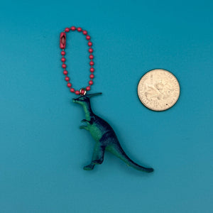 Mini 1' Colorful Toy Dinosaur  s -  vintage keychain vintage charms for bag nostalgia vintage keychains y2k collectible - Bag Crap