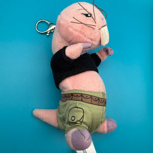 6'  Rufus Plush -  vintage keychain vintage charms for bag nostalgia vintage keychains y2k collectible - Bag Crap