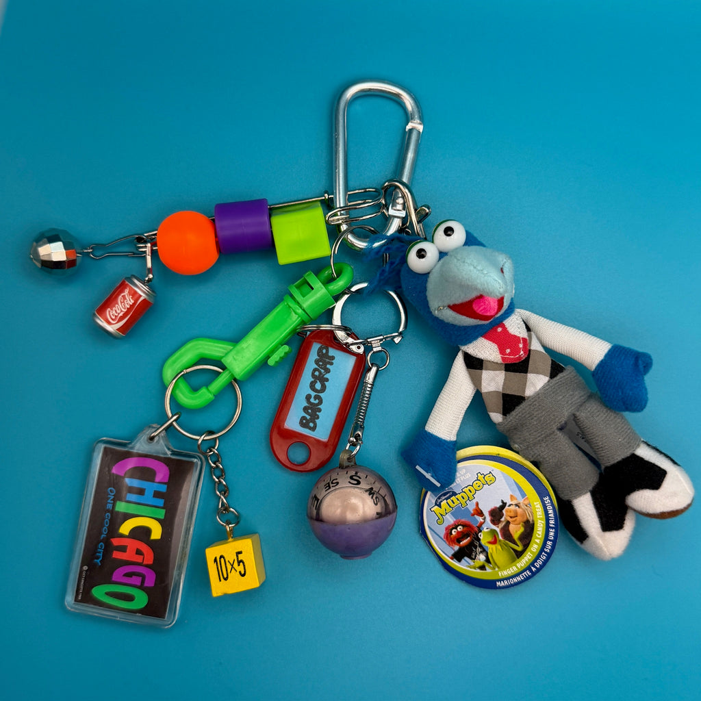 Vintage Gonzo Muppets Plush Bag Charm Pack