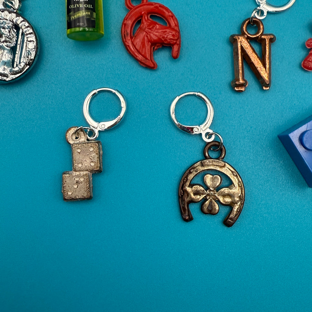 Sterling Silver Plated Vintage Trinket Charms: Drop 4