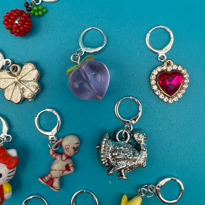 Sterling Silver Plated  Trinket s: Drop 4 - troll charms troll keychains vintage keychain vintage charms for bag nostalgia vintage keychains y2k collectible - Bag Crap