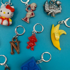 Sterling Silver Plated  Trinket s: Drop 4 - troll charms troll keychains vintage keychain vintage charms for bag nostalgia vintage keychains y2k collectible - Bag Crap