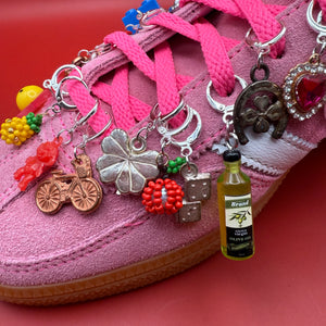 Sterling Silver Plated  Trinket s: Drop 4 - troll charms troll keychains vintage keychain vintage charms for bag nostalgia vintage keychains y2k collectible - Bag Crap