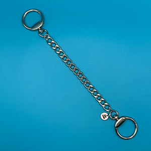 8.5' Silver Metal   Chain - clips carabiners charms keychains bag designer vintage keychain vintage charms for bag nostalgia vintage keychains y2k collectible - Bag Crap