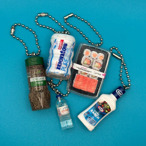 Assorted Mini Food & Grocery  s - bodega food grocery nyc ny apple fruit vegetables fun vintage keychain vintage charms for bag nostalgia vintage keychains y2k collectible - Bag Crap