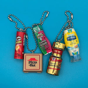 Assorted Mini Food & Grocery  s - bodega food grocery nyc ny apple fruit vegetables fun vintage keychain vintage charms for bag nostalgia vintage keychains y2k collectible - Bag Crap