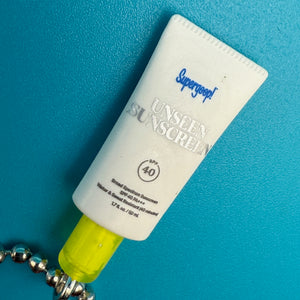 Minis SuperGoop and DryBar  s - bodega food grocery nyc ny apple fruit vegetables fun vintage keychain vintage charms for bag nostalgia vintage keychains y2k collectible - Bag Crap