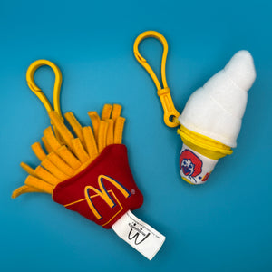 McDonald's Ice Cream + French Fries   s: You Pick -  vintage keychain vintage charms for bag nostalgia vintage keychains y2k collectible - Bag Crap