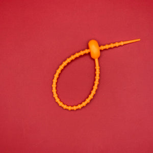 Rubber Zip-tie    Attachments - clips carabiners charms keychains bag designer vintage keychain vintage charms for bag nostalgia vintage keychains y2k collectible - Bag Crap