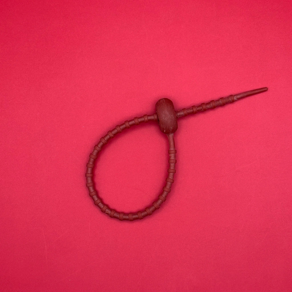 Rubber Zip-tie Bag Charm Keychain Attachments