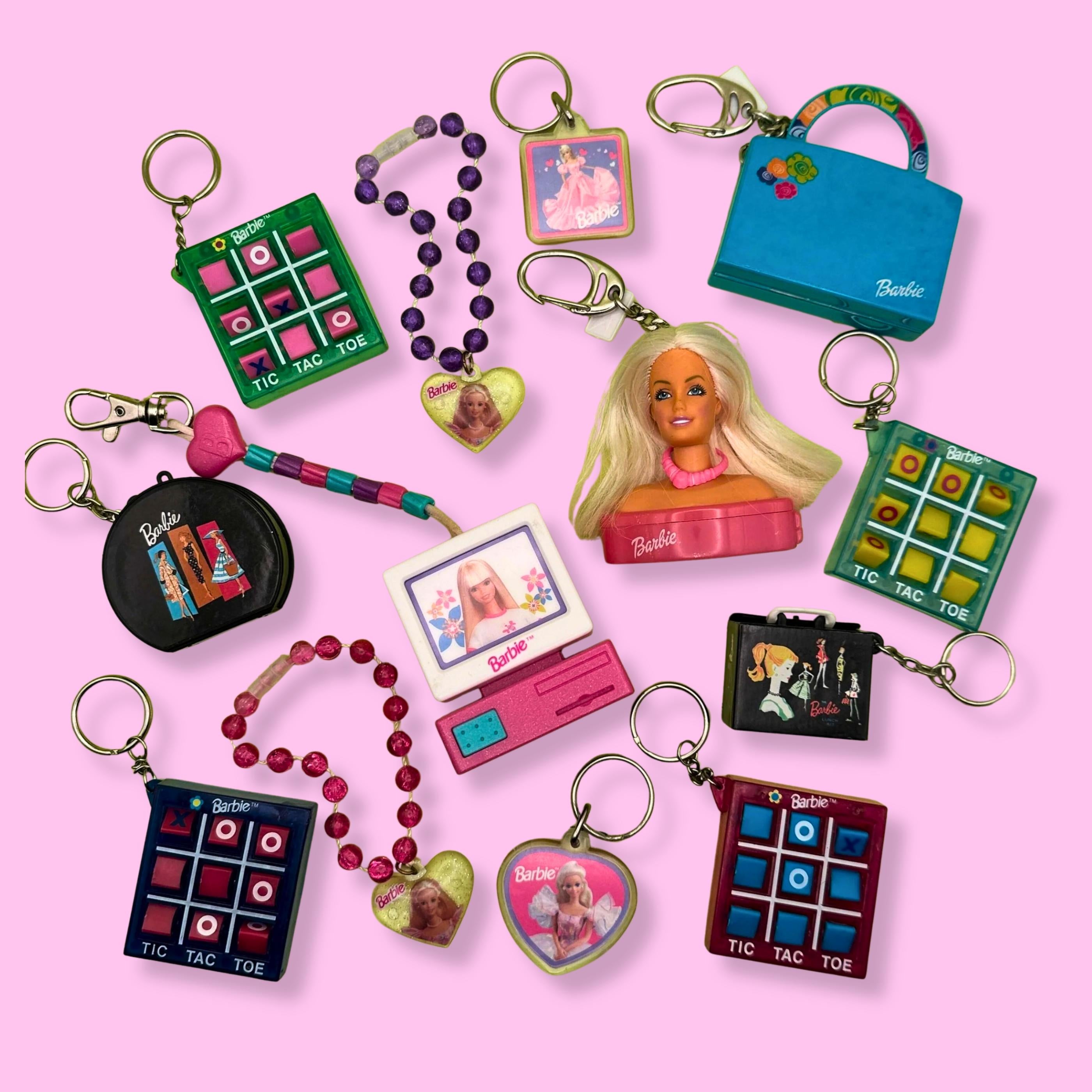 90's Barbie   Assortment: You Pick - barbie doll toy pink rare vintage keychain vintage charms for bag nostalgia vintage keychains y2k collectible - Bag Crap