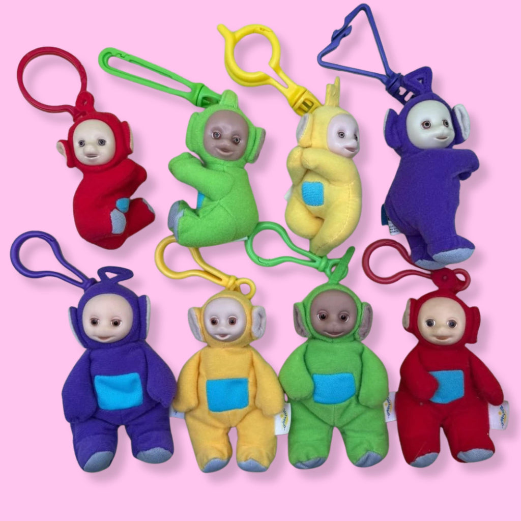 Burger King & McDonalds Y2K Vintage Teletubbies Plush Bag Charms