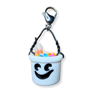 Mini Boo Bucket Halloween -  vintage keychain vintage charms for bag nostalgia vintage keychains y2k collectible - Bag Crap
