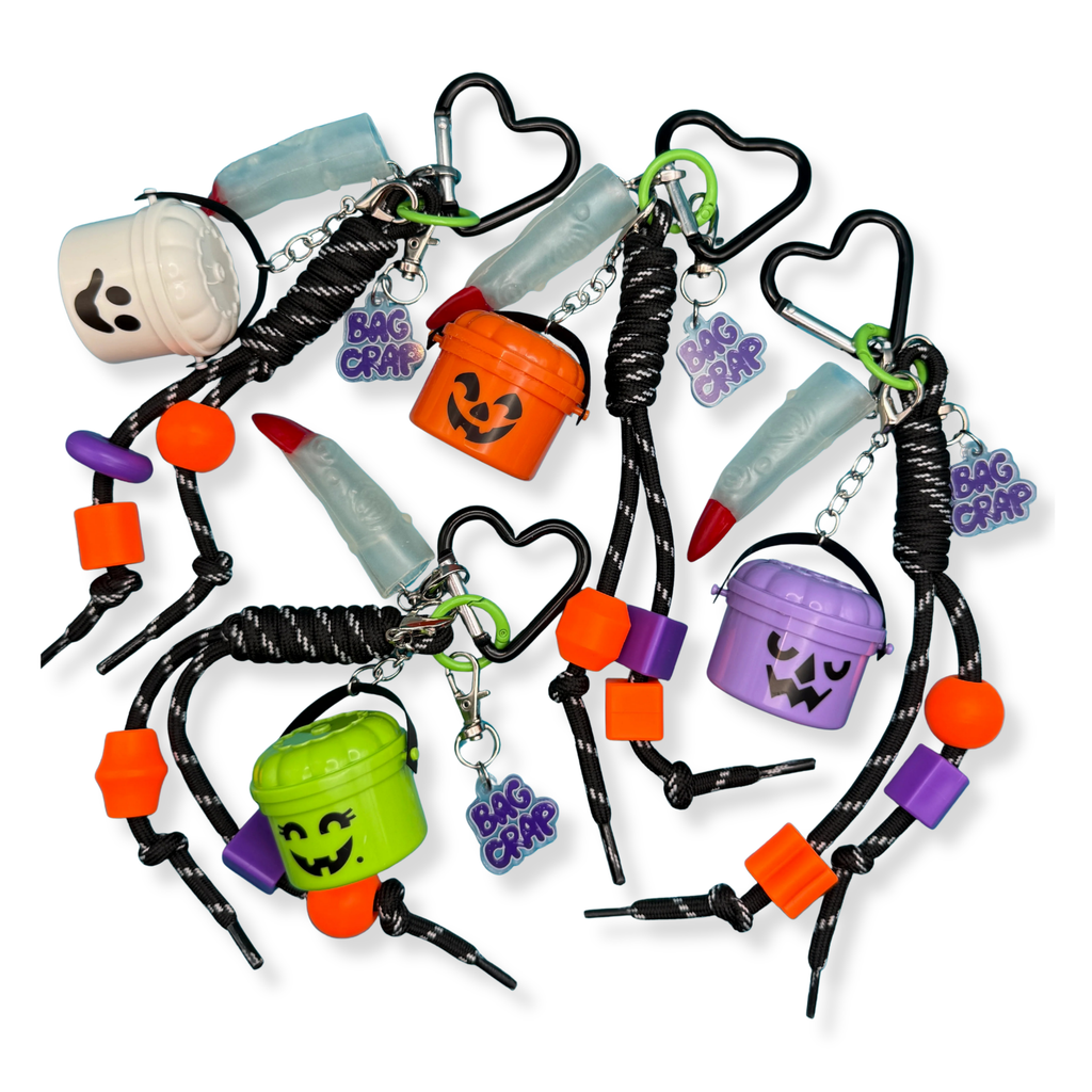 Mini Boo Bucket Halloween Bag Charm Sets